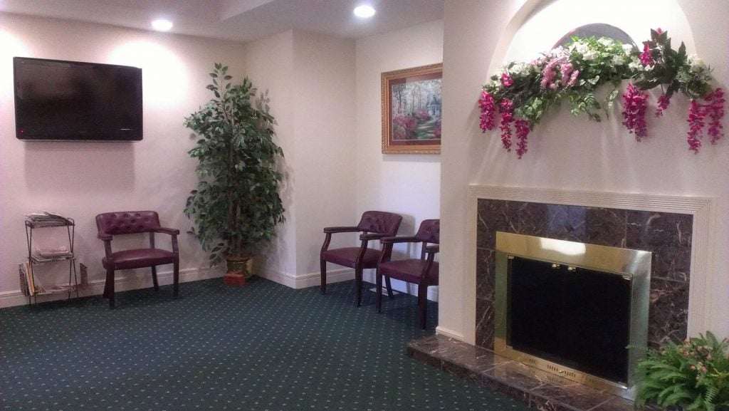 Front lobby seating ara
