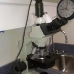 Microscope and dental technology equipment